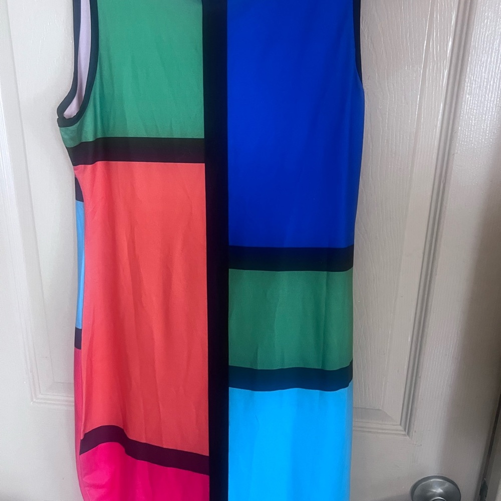 Multi color mini dress